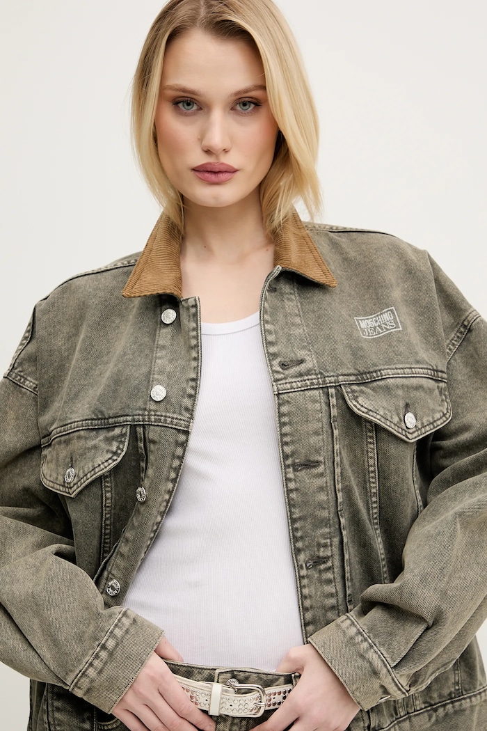 Bunda Moschino Jeans 0508.3218 sivá