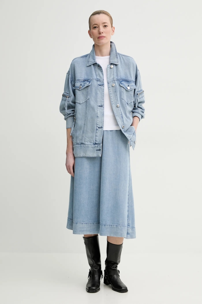 Gestuz Geaca jeans 10909935 albastru SS25