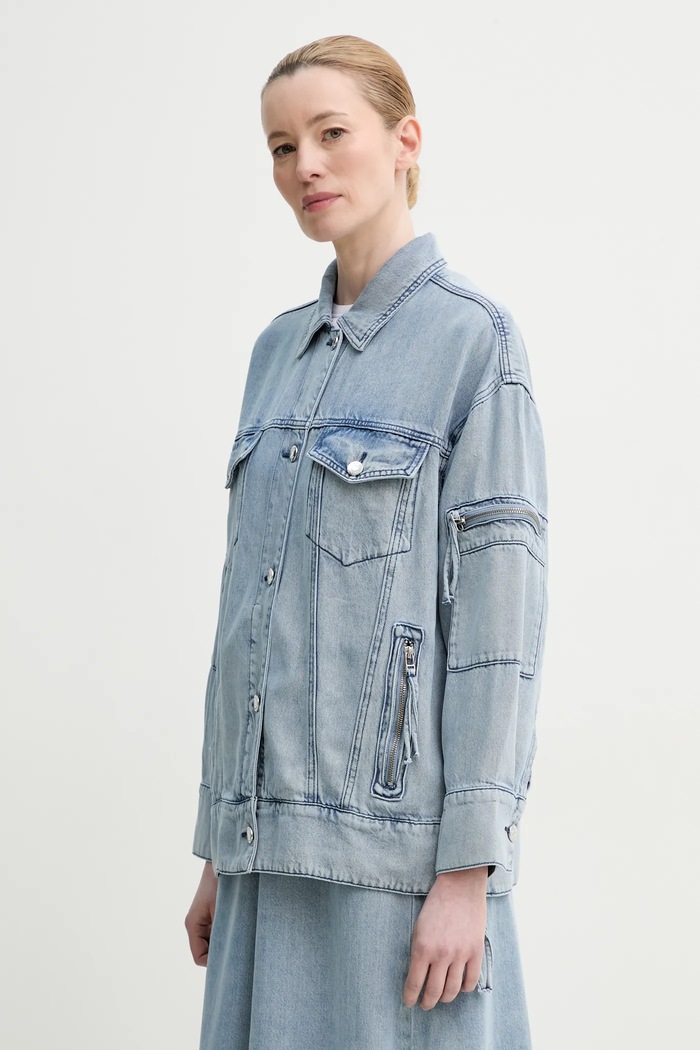 Geaca jeans Gestuz 10909935 albastru