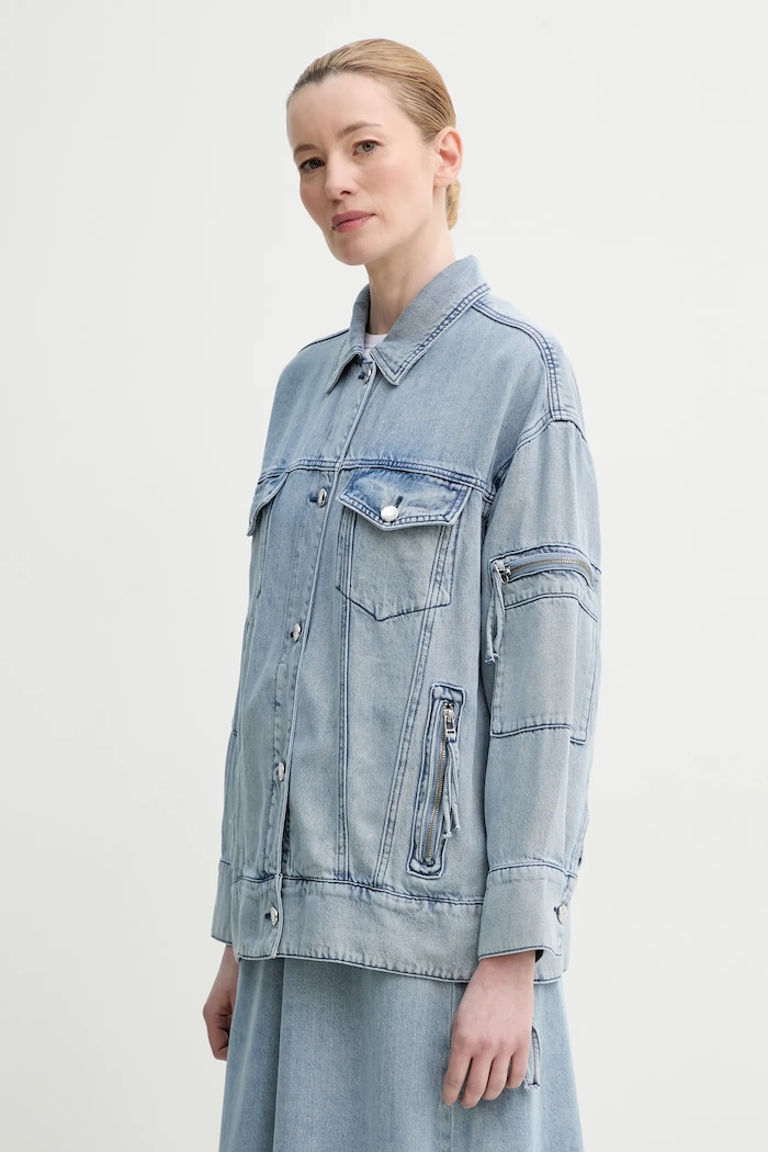 Geaca jeans Gestuz 10909935 albastru