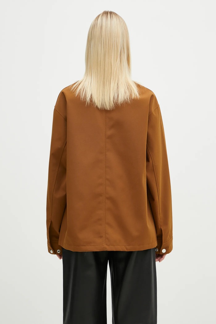 Oblečenie Košeľové sako Carhartt WIP Clapton Jacket I034425.00SXX hnedá