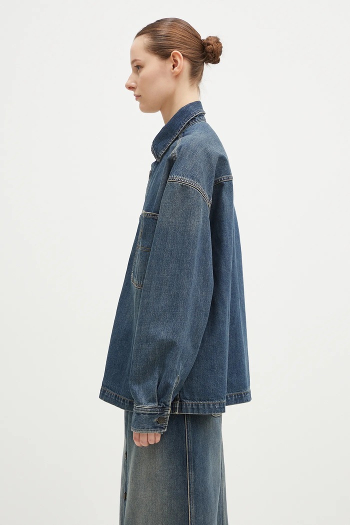 Carhartt WIP denim jacket Lovilia Shirt Jac I034461.014Q blue SS25
