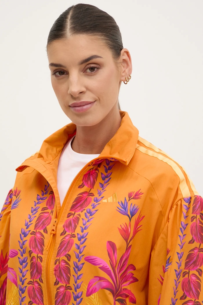 Bunda adidas x Farm Rio oranžová JD6305