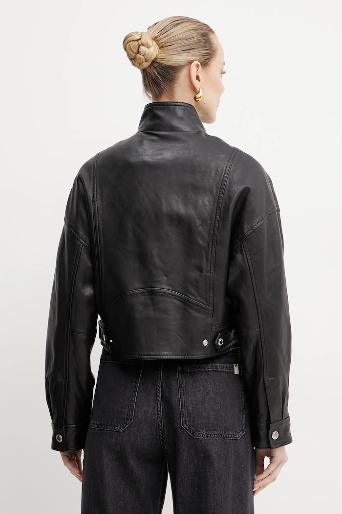 Abbigliamento Weekend Max Mara giacca in pelle 2515441011600 nero