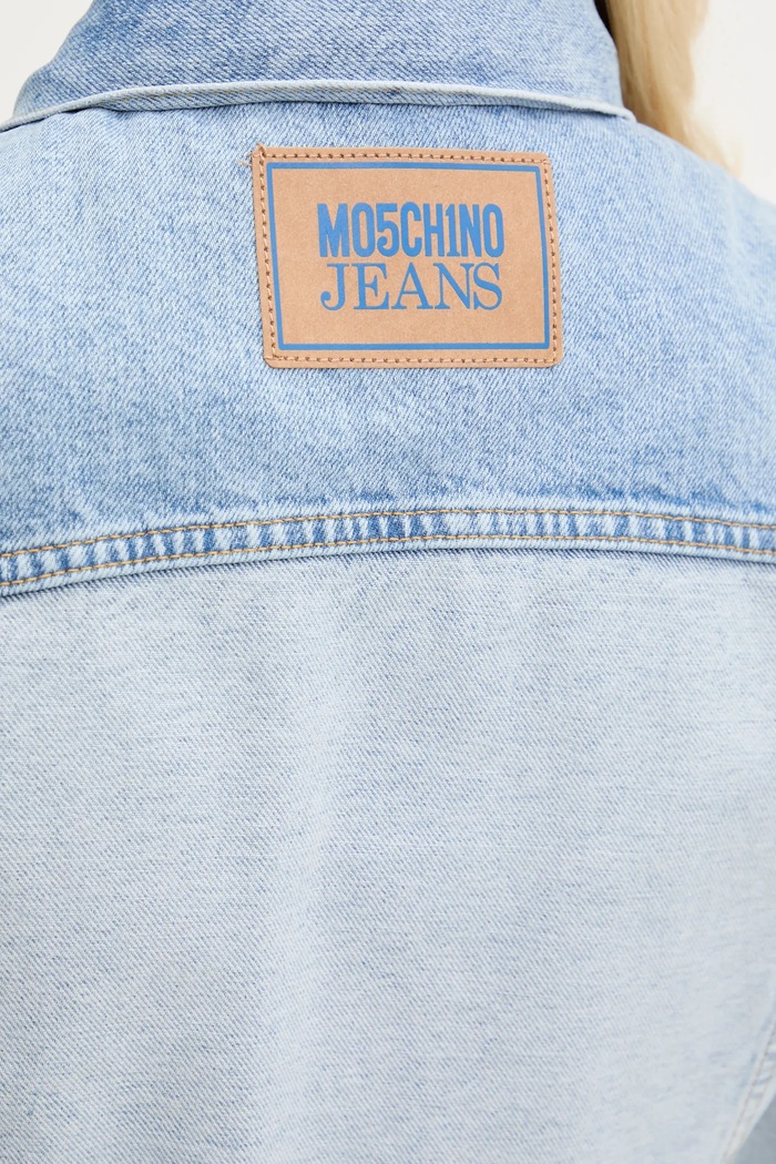 Rifľová bunda Moschino Jeans 0503.3719 modrá