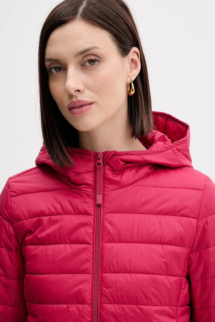 United Colors of Benetton prechodná bunda ružová 2TWDDN07O