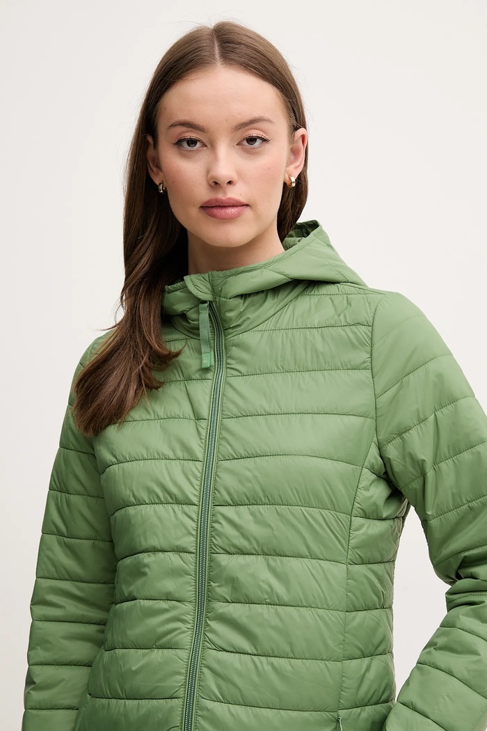 United Colors of Benetton Přechodová bunda zelená 2TWDDN07O