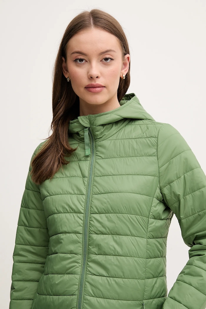United Colors of Benetton Přechodová bunda zelená 2TWDDN07O