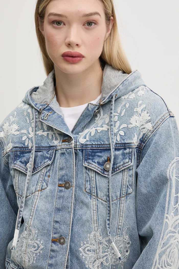 Traper jakna Desigual MONTREA plava 25SWED56
