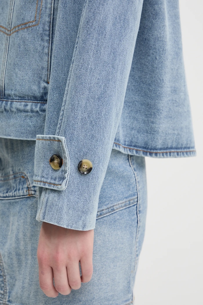 Desigual trencz jeansowy ONTARIO 25SWED57