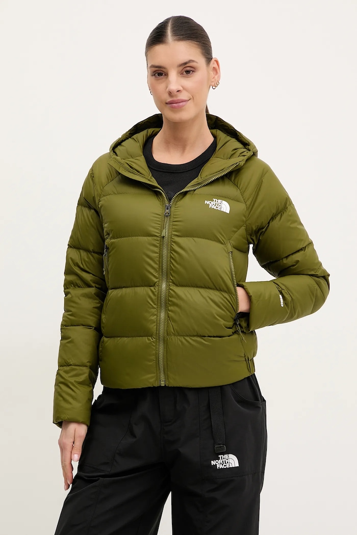 Μπουφάν με επένδυση από πούπουλα The North Face Hyalite άλλο πράσινο NF0A3Y4RPIB1