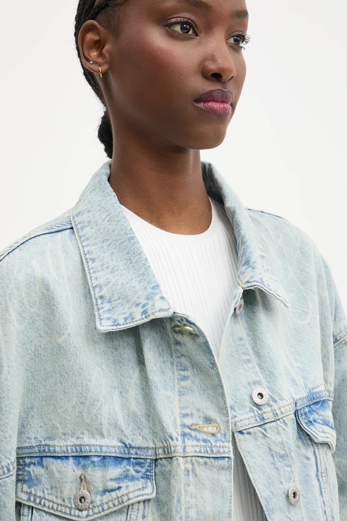 Hugo Blue kurtka jeansowa niebieski 50534757