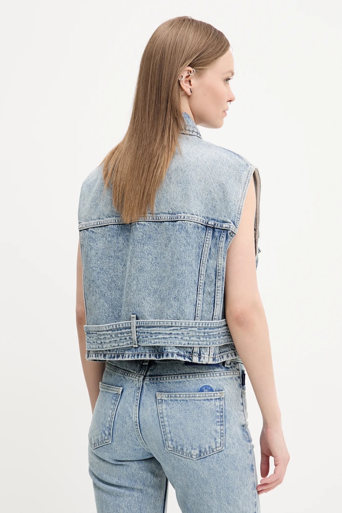Oblečenie Rifľová vesta Hugo Blue 50537493 modrá
