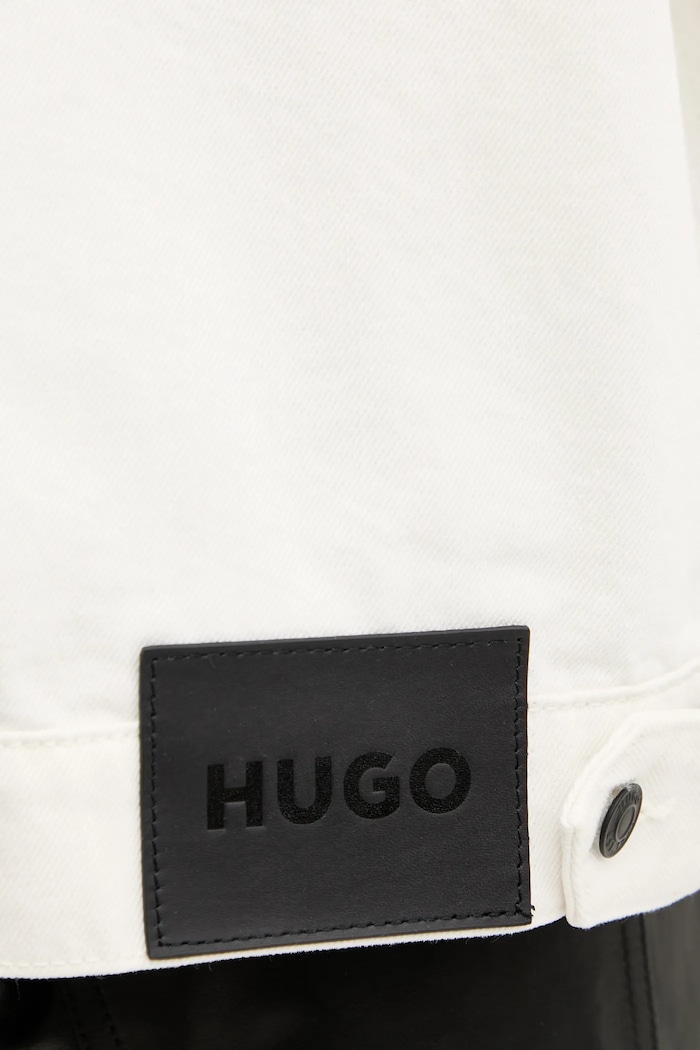 HUGO kurtka jeansowa 50535349 biały