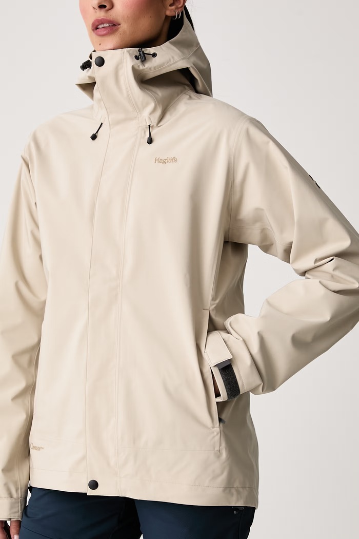 Kurtka sportowa damska Breeze Haglöfs 607681 beżowy