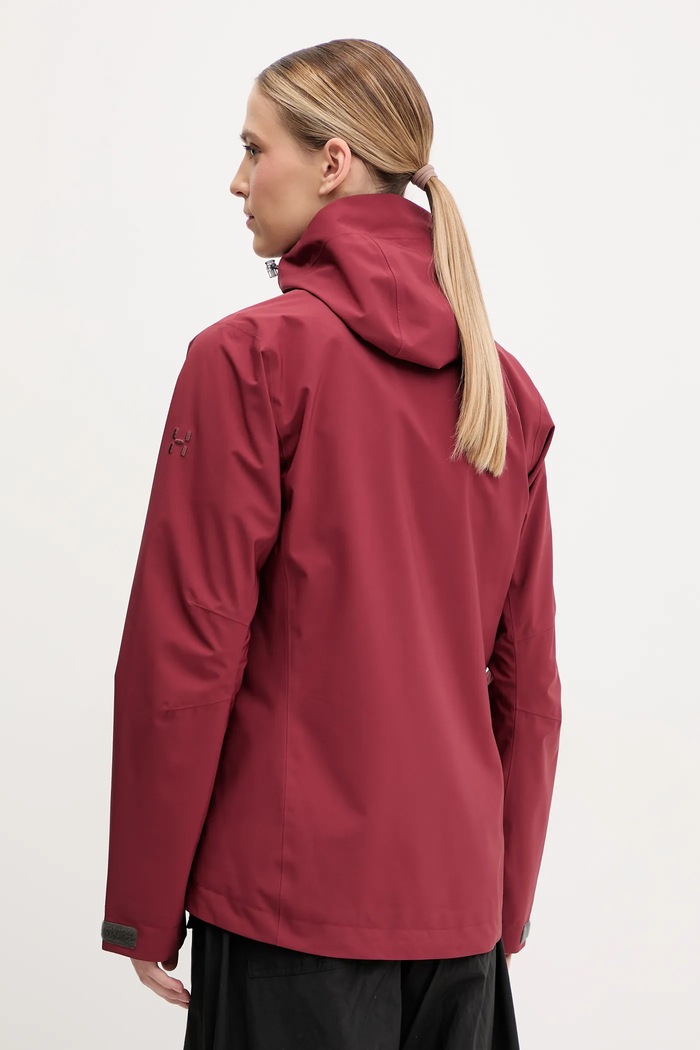 Oblečenie Nepremokavá bunda Haglöfs Breeze 607681 burgundské