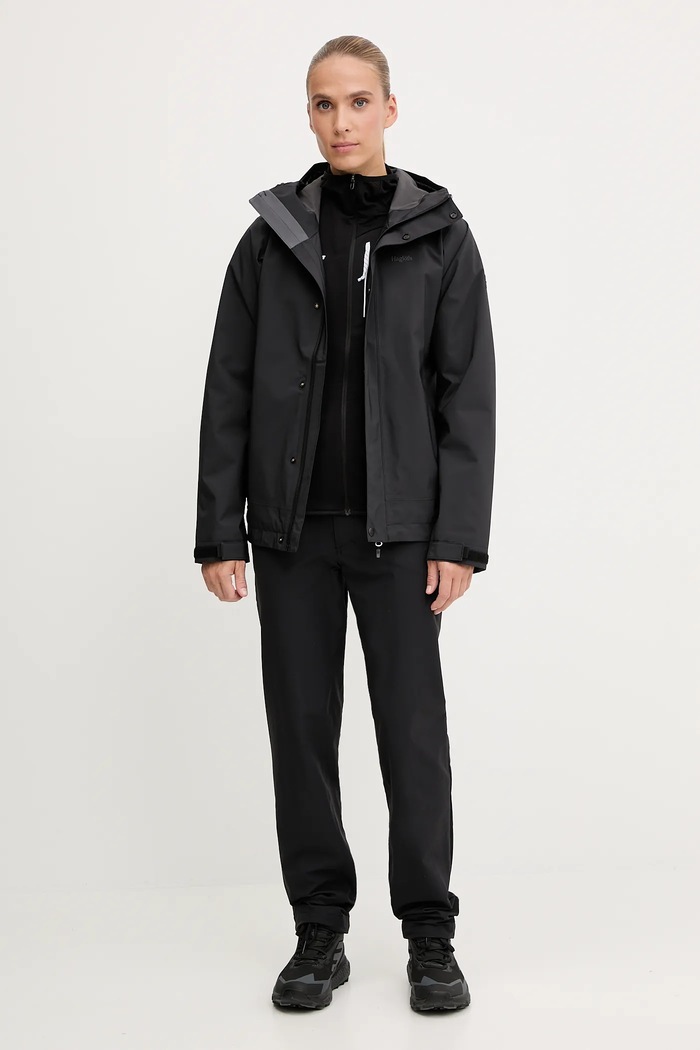 Nepremokavá bunda Haglöfs Breeze 607681 čierna AW25