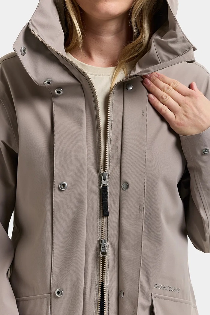 Parka damska GWEN Didriksons beżowy 505683