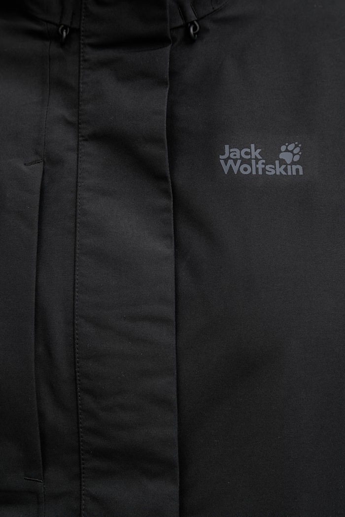 Jack Wolfskin bunda hardshell dámska Terraview 2L A63830 čierna