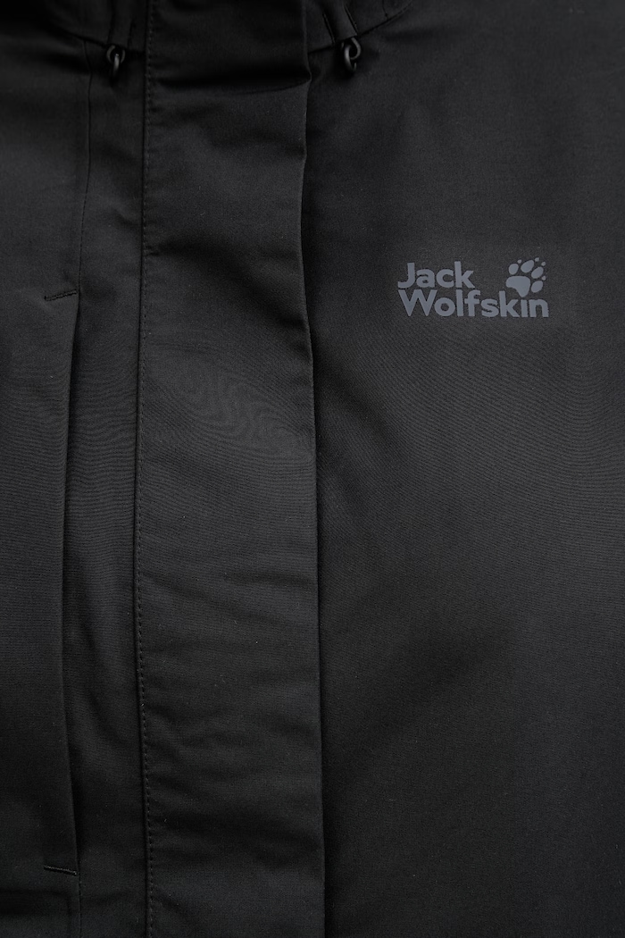 Jack Wolfskin bunda hardshell dámska Terraview 2L A63830 čierna