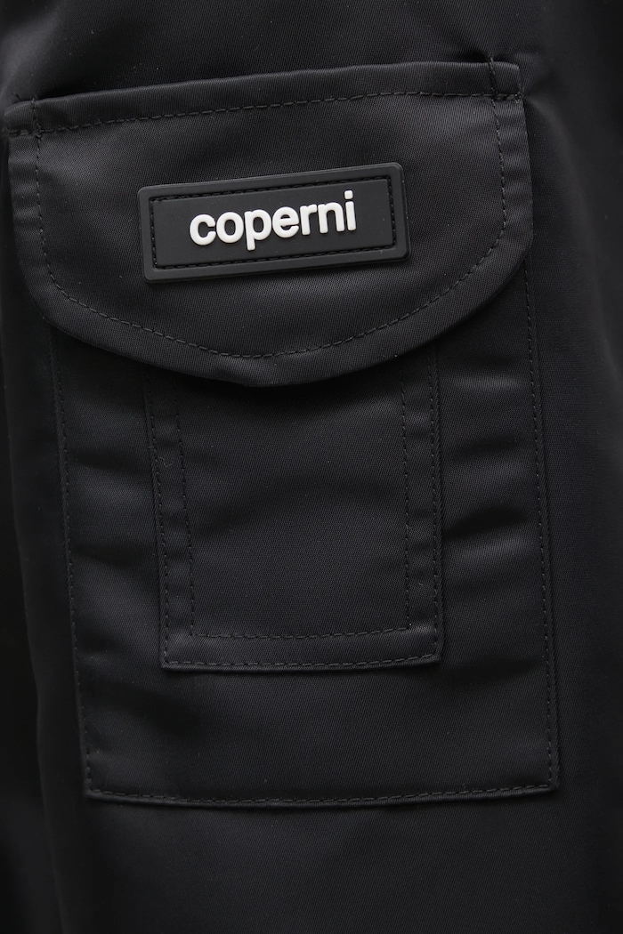 Coperni Gathered Hem Bomber COPBL24F3003 črna