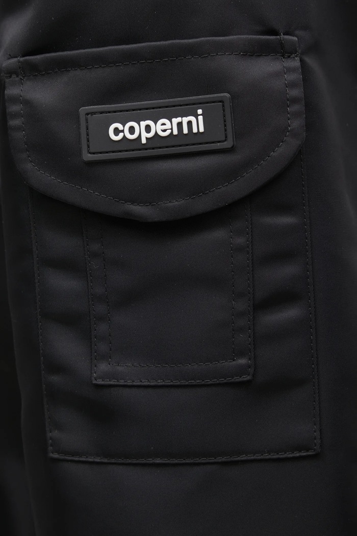 Coperni Gathered Hem Bomber COPBL24F3003 black