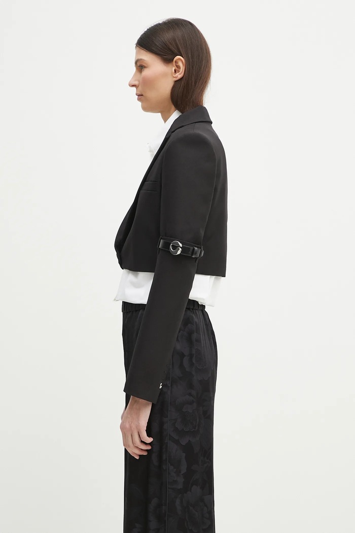 coperni Sako Coperni Hybrid Cropped Tailored COPV74F3004 čierna SS25