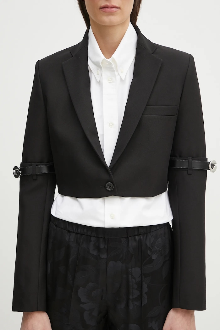 Sako Coperni Hybrid Cropped Tailored coperni COPV74F3004 čierna
