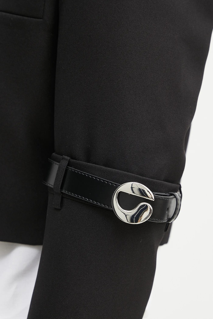Sako Coperni Hybrid Cropped Tailored coperni čierna COPV74F3004