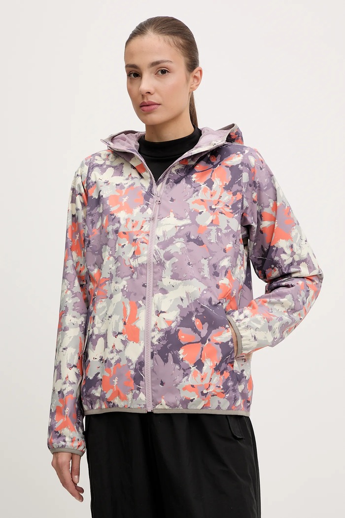 Helly Hansen windbreaker GRAPHIC cu captuseala violet 54348