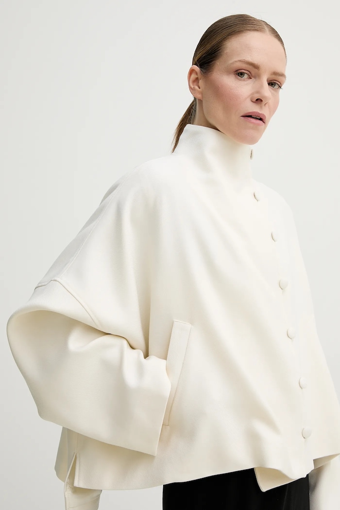 Remain giacca in lana beige 502594857
