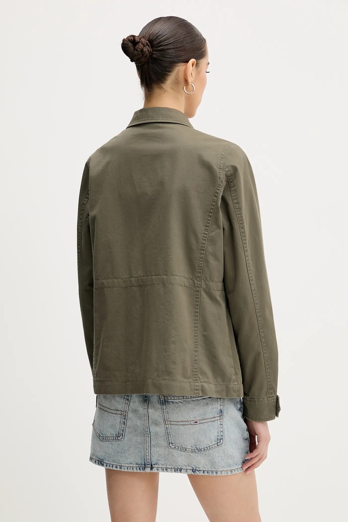 Odzież Superdry kurtka bawełniana W5011862A.8TQ zielony