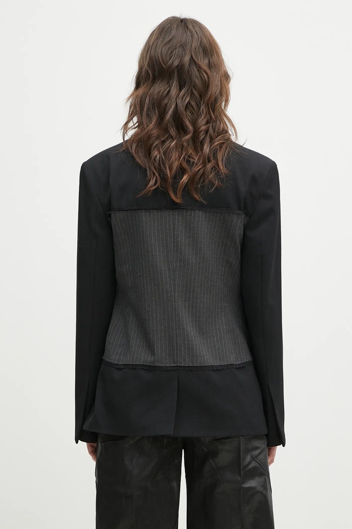 Clothing Andersson Bell wool blazer Corset Inserted Blazer awa684w black