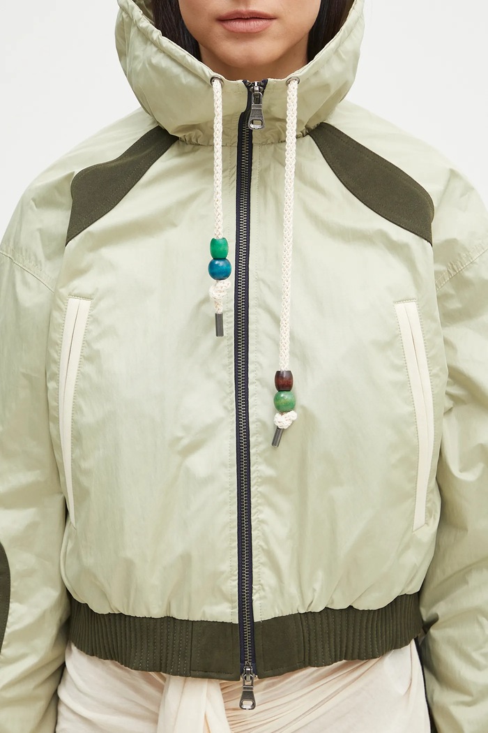 Andersson Bell jacket Sadie Color Block Bomber green awa686w