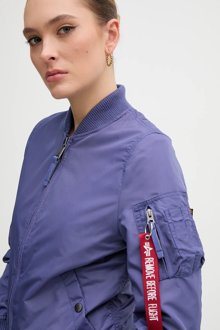 Bunda Alpha Industries MA-1 TT Wmn fialová 141041