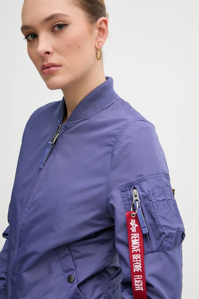Bunda Alpha Industries MA-1 TT Wmn fialová 141041