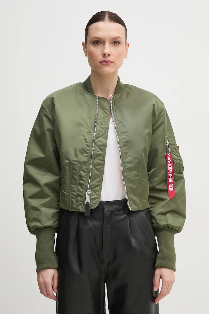 Alpha Industries bomber dzseki Waisted MA-1 Wmn zöld 148003