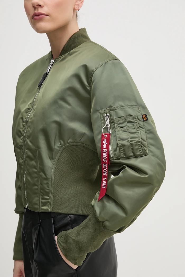 Alpha Industries bomber dzseki Waisted MA-1 Wmn 148003 zöld