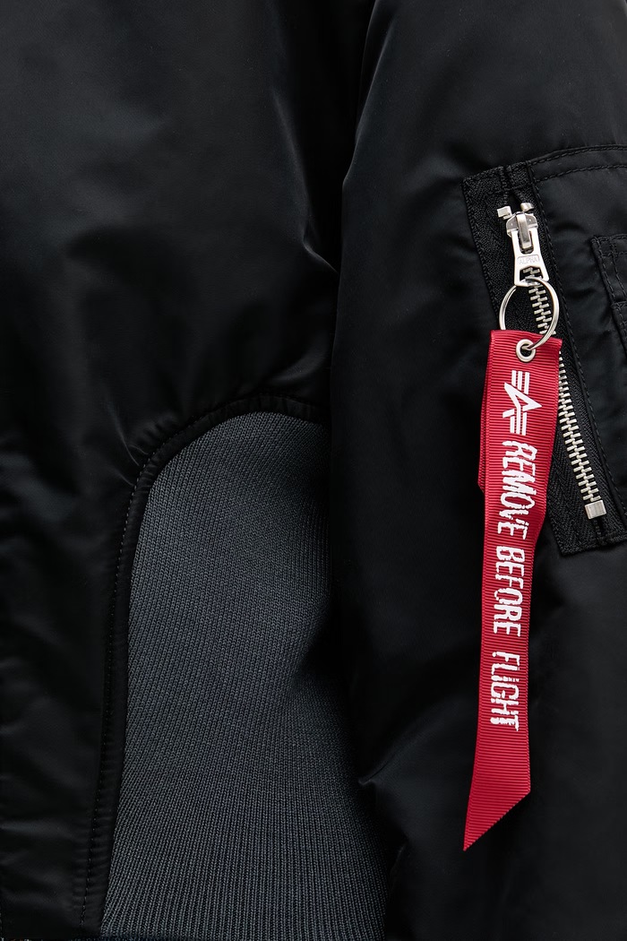Bunda Alpha Industries Waisted MA-1 Wmn 148003 čierna
