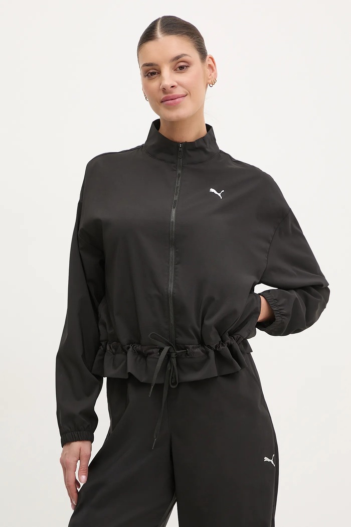 Puma jacheta de antrenament Lace necaptusit negru 526863