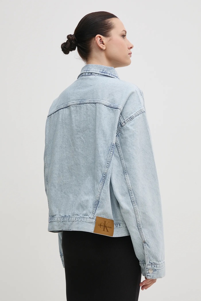 Îmbrăcăminte Calvin Klein Jeans geaca jeans J20J225186 albastru