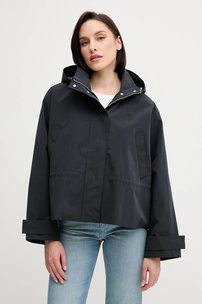 Μπουφάν Calvin Klein Jeans άλλο σκούρο μπλε LV047AB502