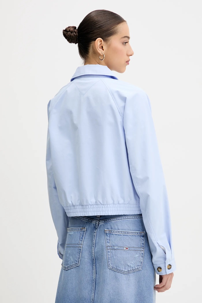 Îmbrăcăminte Tommy Jeans geacă DW0DW20403 albastru
