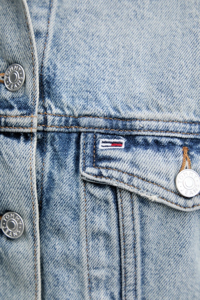 Rifľová bunda Tommy Jeans DW0DW21289 modrá