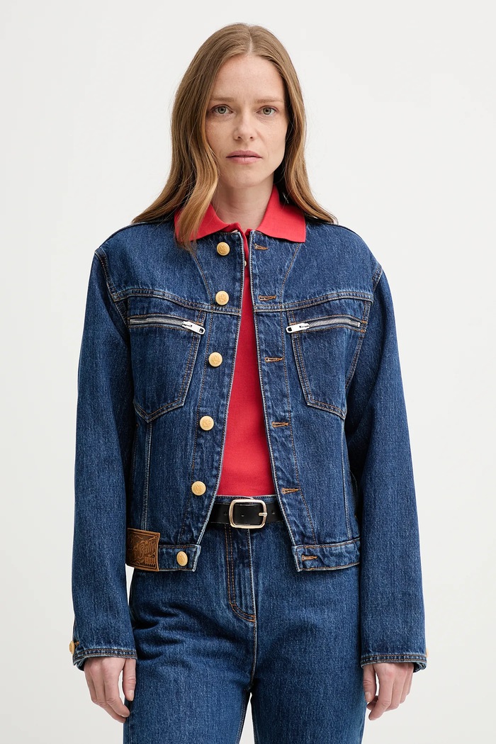 Jeans jakna Bally Drugo modra WOU086