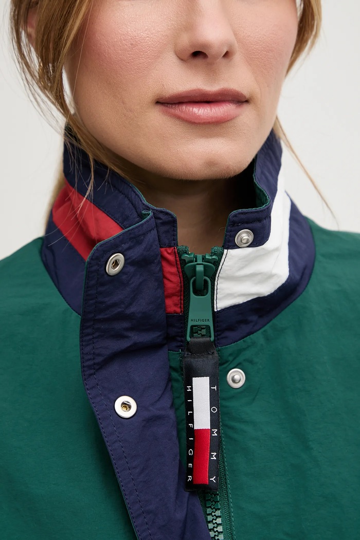 Μπουφάν Tommy Hilfiger SAILING WW0WW45934 πράσινο