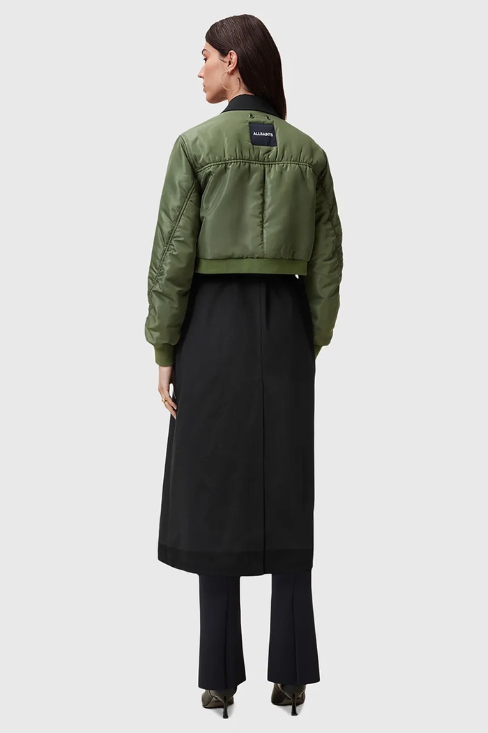 Bunda AllSaints PENNI čierna W021OC