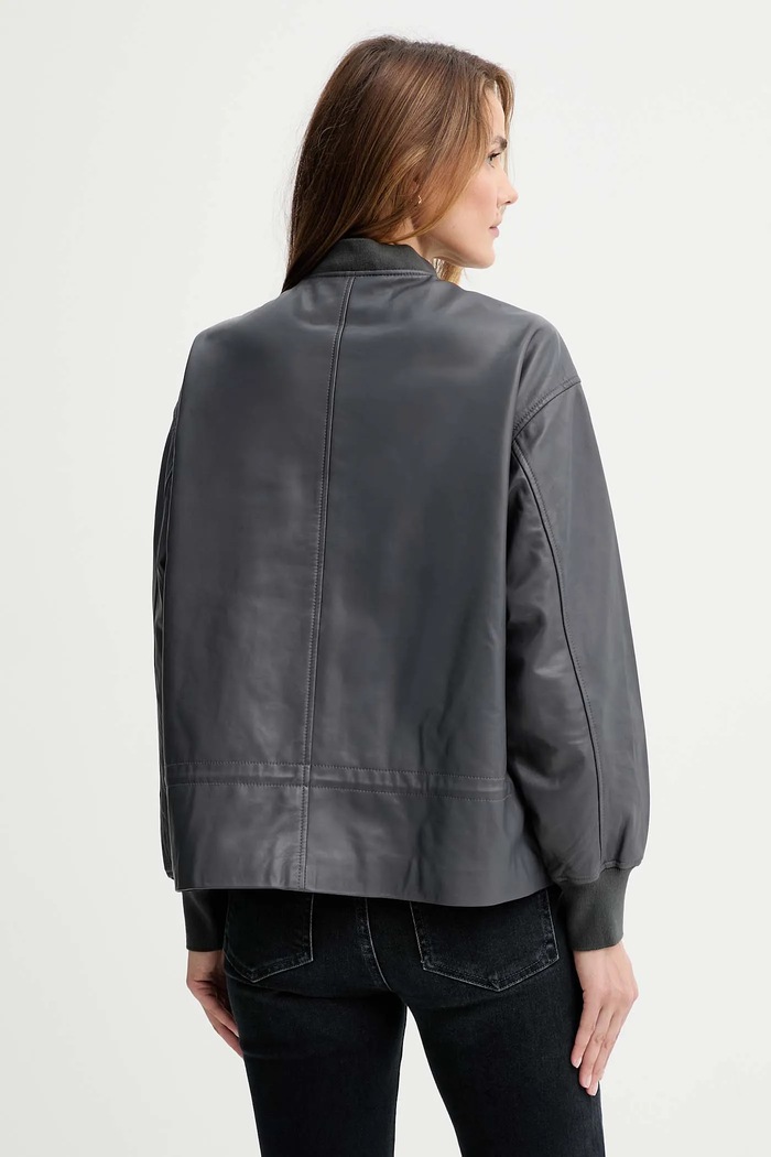 Oblečení Kožená bunda AllSaints SOFI W126LB šedá