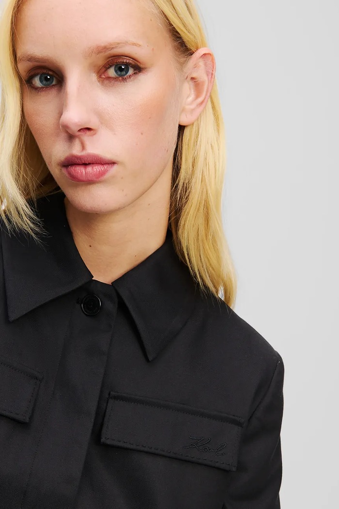 Одежда Куртка Karl Lagerfeld A2W14006 чёрный