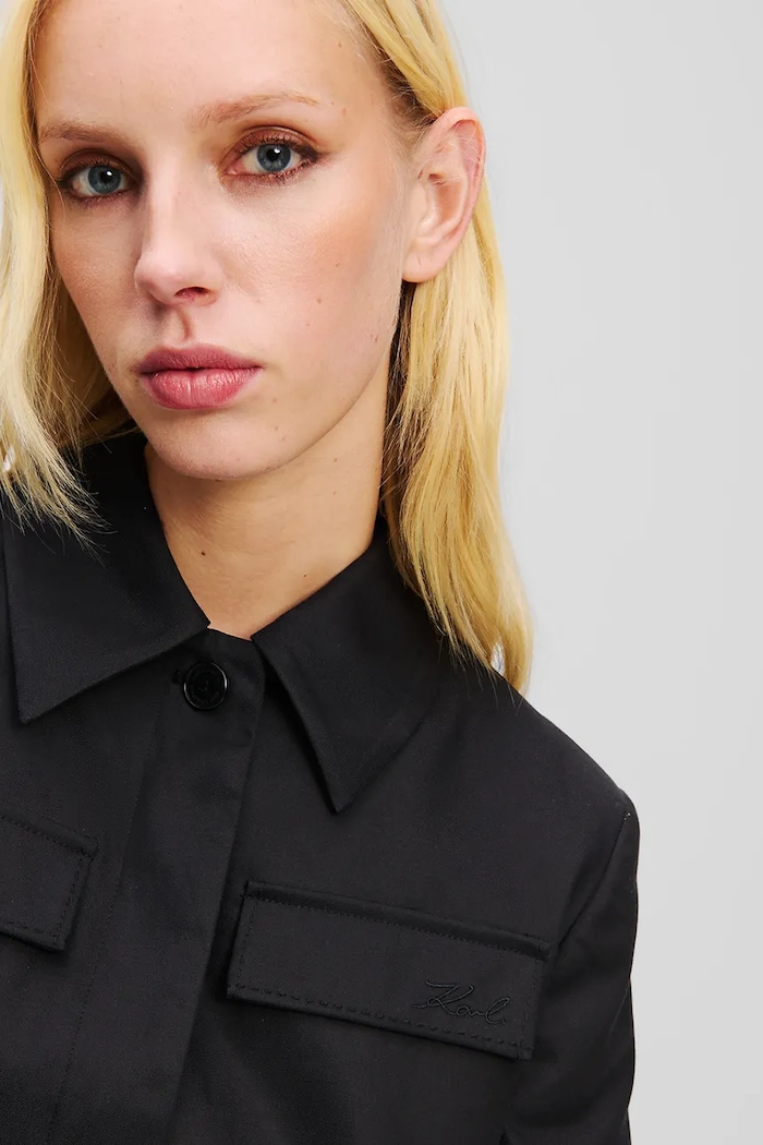 Одежда Куртка Karl Lagerfeld A2W14006 чёрный
